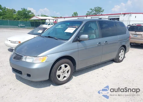 2000 Honda Odyssey Ex из США, поврежденный, VIN 2HKRL186XYH538927